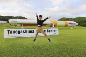 種子島宇宙センターで