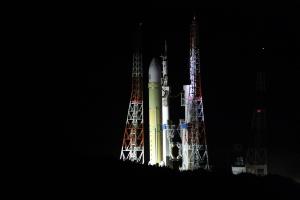 機体移動を終えたH3ロケット4号機