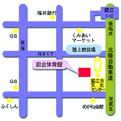 陸上競技場地図