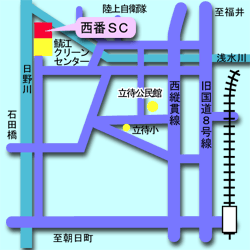 西番スポーツセンター地図