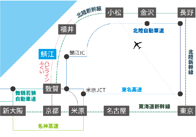 鯖江市マップ