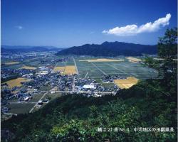 中河地区の田園風景の写真