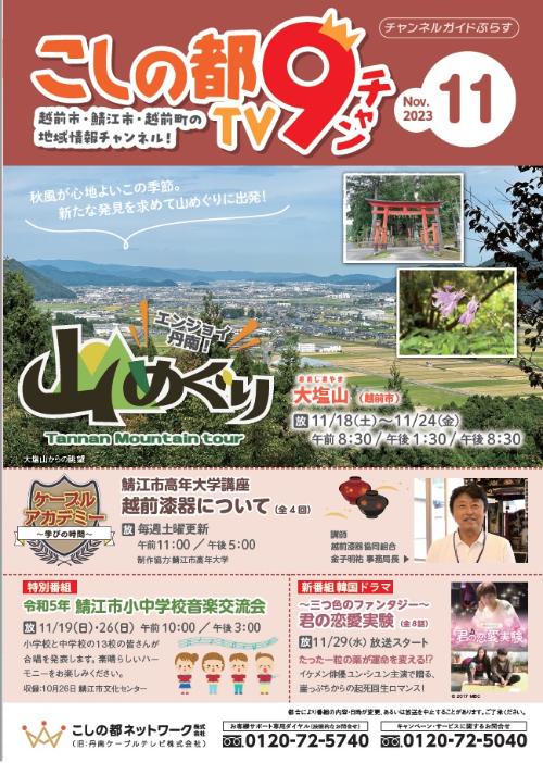 こしの都ネットワークTV9チャン