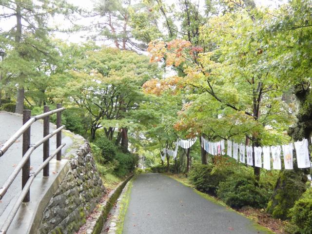 上段の庭・松堂庵付近