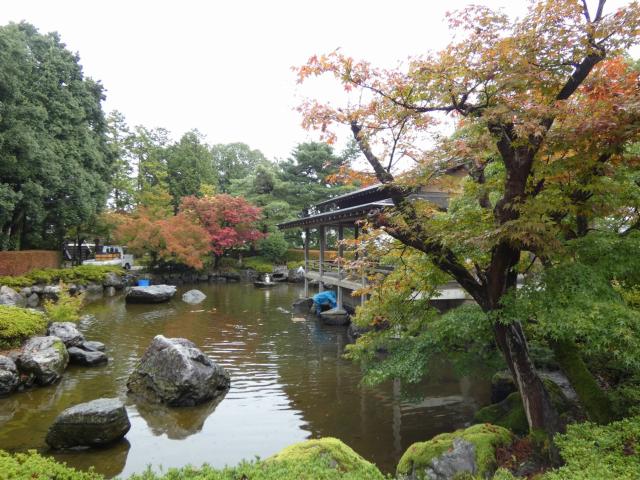 上段の庭・松堂庵付近