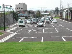 福鉄水落駅無料駐車場写真