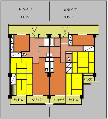 新町団地間取り図