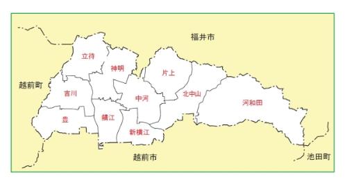 鯖江市用途地図全体図