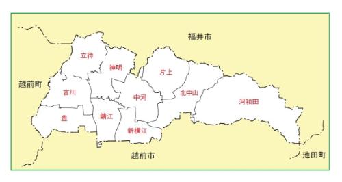 鯖江市用途地図全体図
