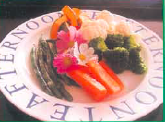 ブロッコリーと彩り野菜のグラッセ