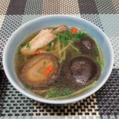 生しいたけのスープ